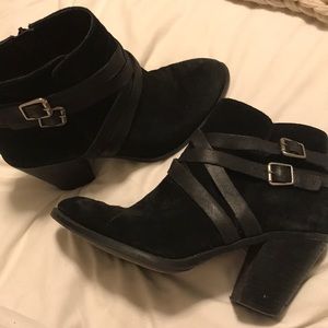 Lucky Brand Black Ankle Booties